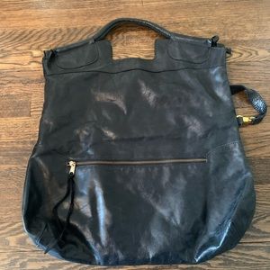 Anna Corinna Black Leather Bag